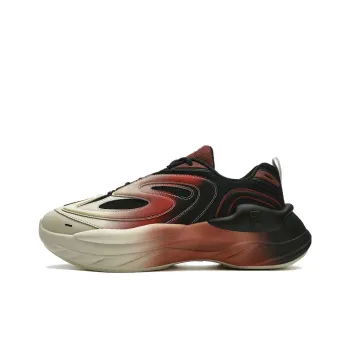 FILA FUSION Fashion Daddy Shoes 'Beige Black Red'