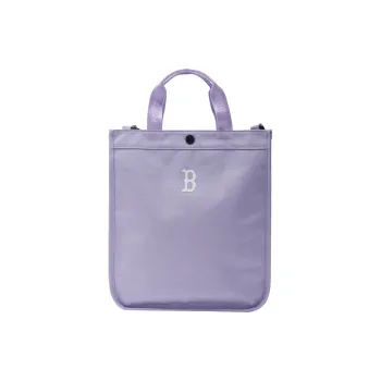 MLB Nylon Tote Bag Shopping Bag Portable Crossbody Bag Shoulder Bag Regular Women's Purple