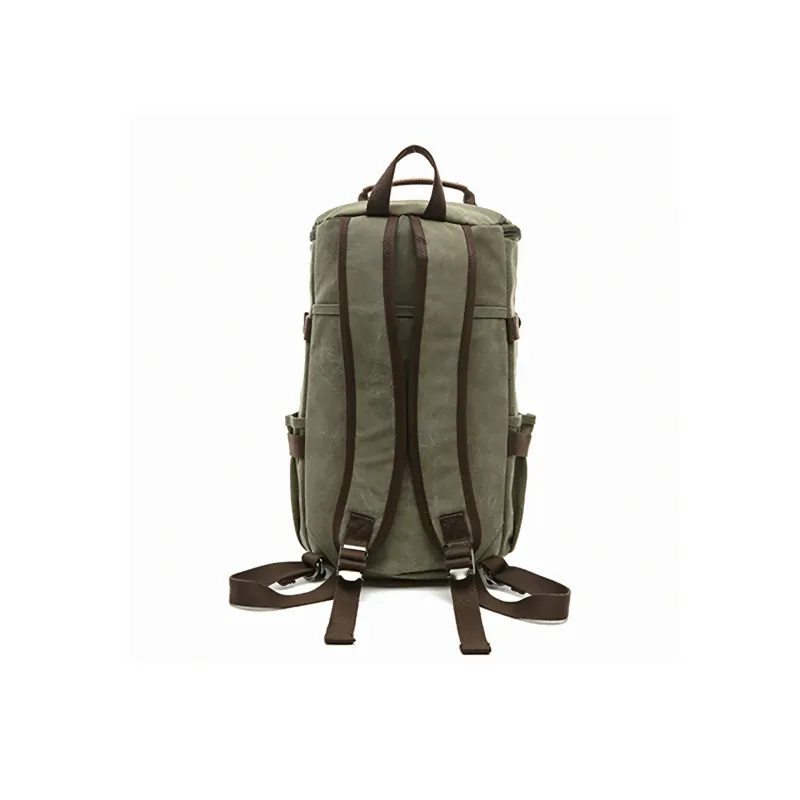 Slazenger Canvas Computer Backpack Shoulder Bag Handbag Regular Men's Black/Gray/Khaki/Army Green/Dark Blue/Coffee-14