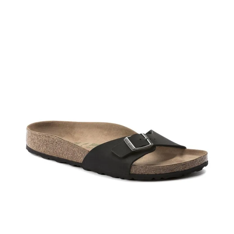Birkenstock Madrid Vegan Slide Slippers Unisex Black Regular-2