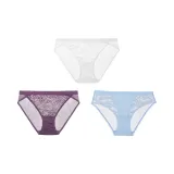 3 Pack (White+Purple+Blue)