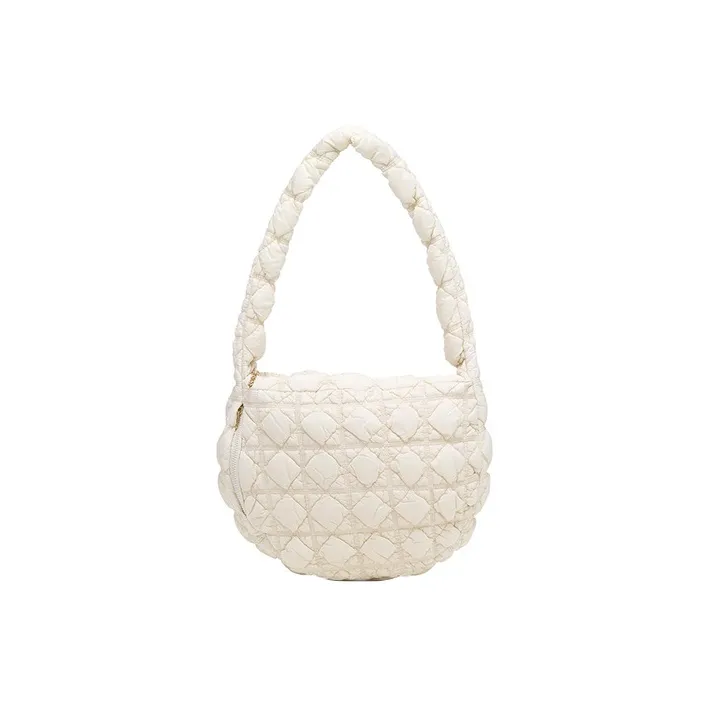 CARLYN Nylon Cloud Bag Crossbody Bag Shoulder Bag Women's Ivory-0