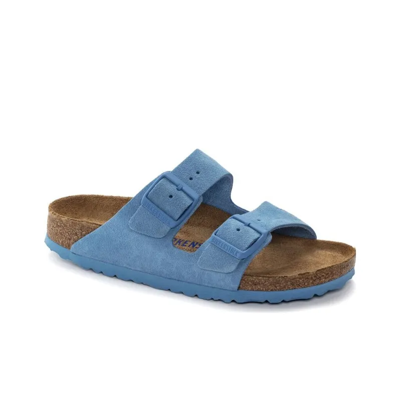 Birkenstock Slide Slippers Women's Sky Blue Regular-1