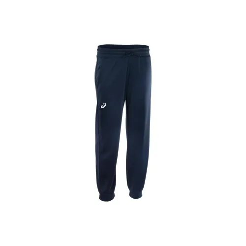 Asics Knitted Sweatpants Men Navy