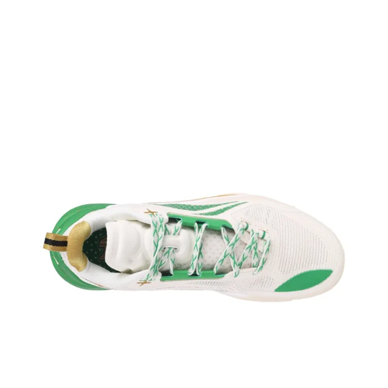 LiNing Speed 10 Cushioning, Slip Resistant, Abrasion Resistant, Breathable Low Top Basketball Shoes Men's Green-2