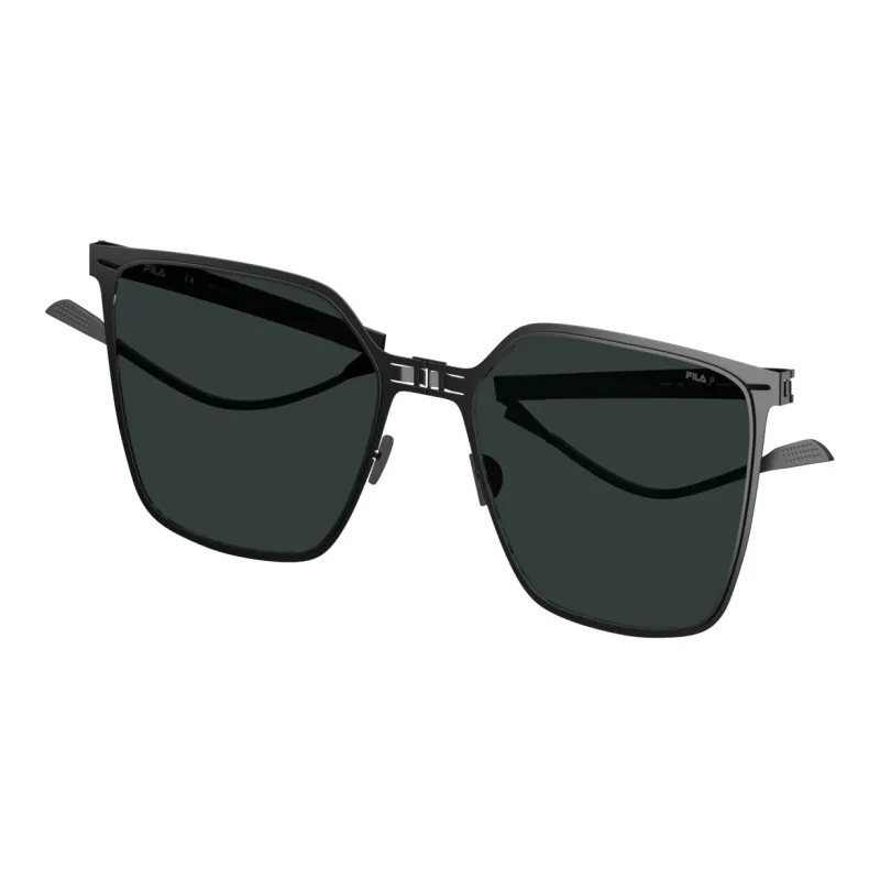 FILA Alloy Square Sunglasses Unisex Stone Gray, Coconut Brown, Starry Blue-4