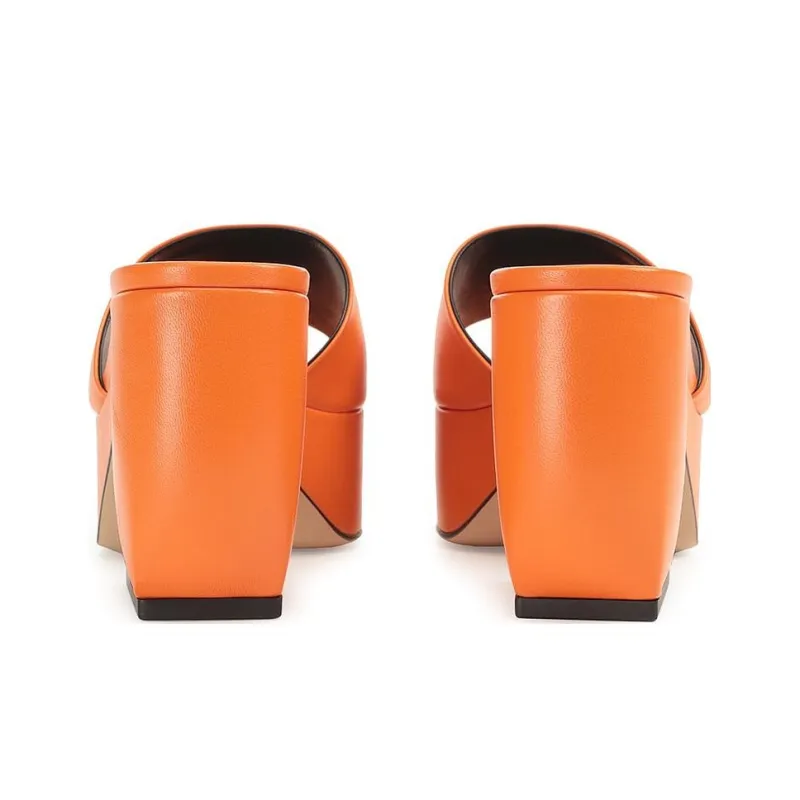 Si Rossi 95mm Sculpted-heel Mules-4