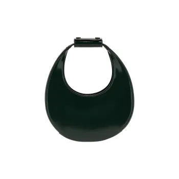 Staud Leather Crescent Bag Handbag Mini Women's Green