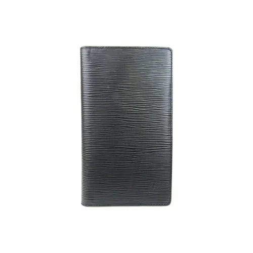 LOUIS VUITTON Epi Leather Wallet Regular Unisex Black