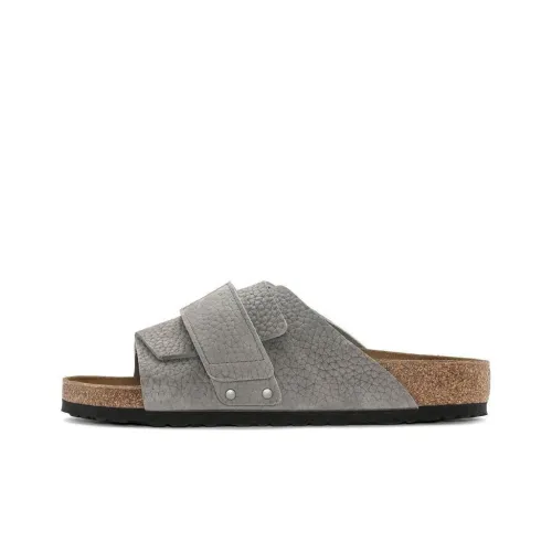 Birkenstock Slide Slippers Men's Whale Gray Narrow Fit