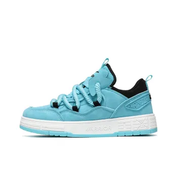 Warrior Low Top Skateboard Shoes Unisex Lake Blue