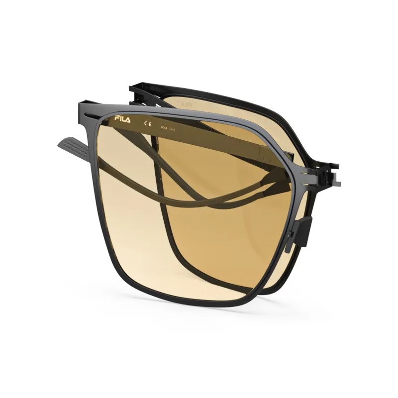 FILA Alloy Square Sunglasses Unisex Stone Gray, Coconut Brown, Starry Blue-10