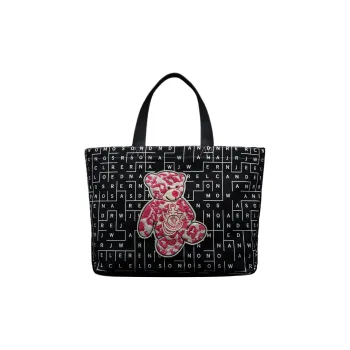 Moncler Fabric Tote Bag Shopping Bag Handbag Large Size Unisex Multicolor