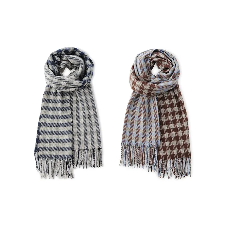 ASTAR HADES Faux Cashmere Knit Scarves Unisex-4
