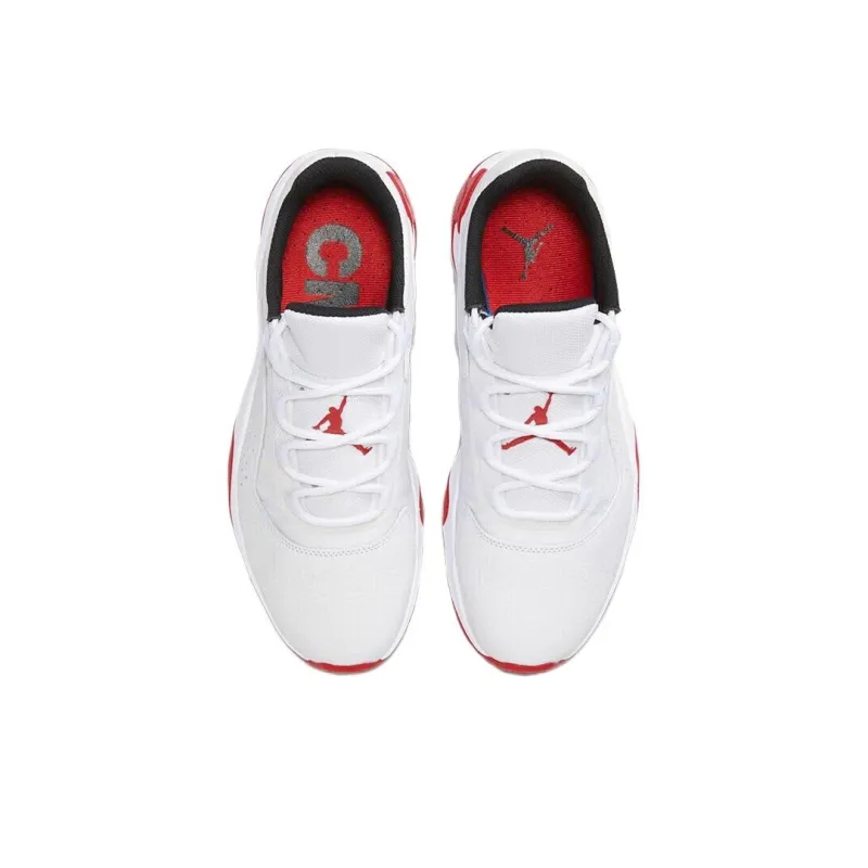 Jordan 11 CMFT Low 'White Varsity Red'-3