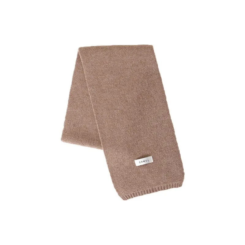CAMEL Knit Scarves Unisex-1