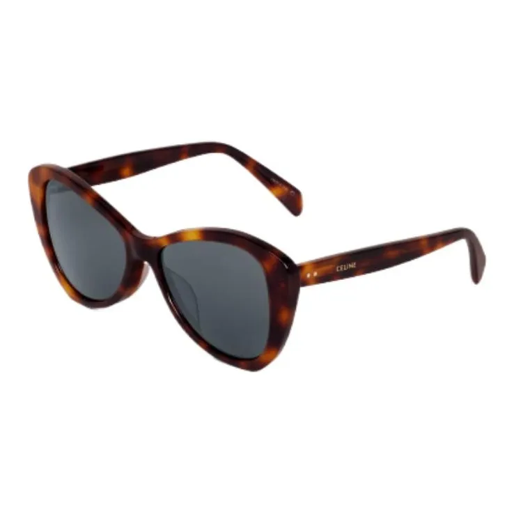 CELINE Acetate Butterfly Sunglasses Women's Tortoiseshell-0