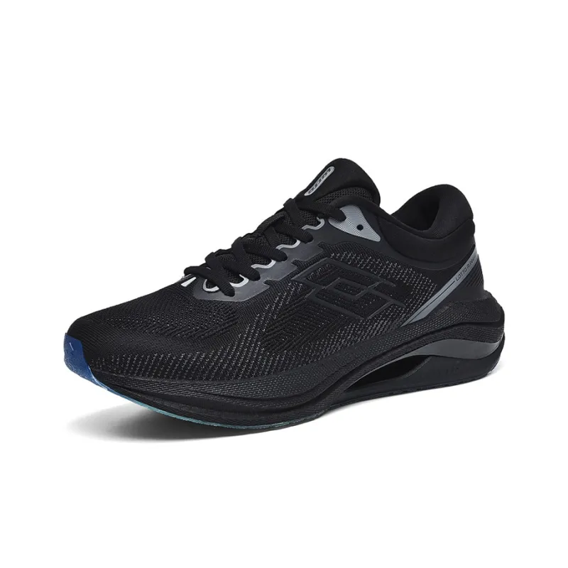 LOTTO Cushioned Wear Resistant Supportive Lightweight Low Top Marathon Running Shoes Men's Black-1