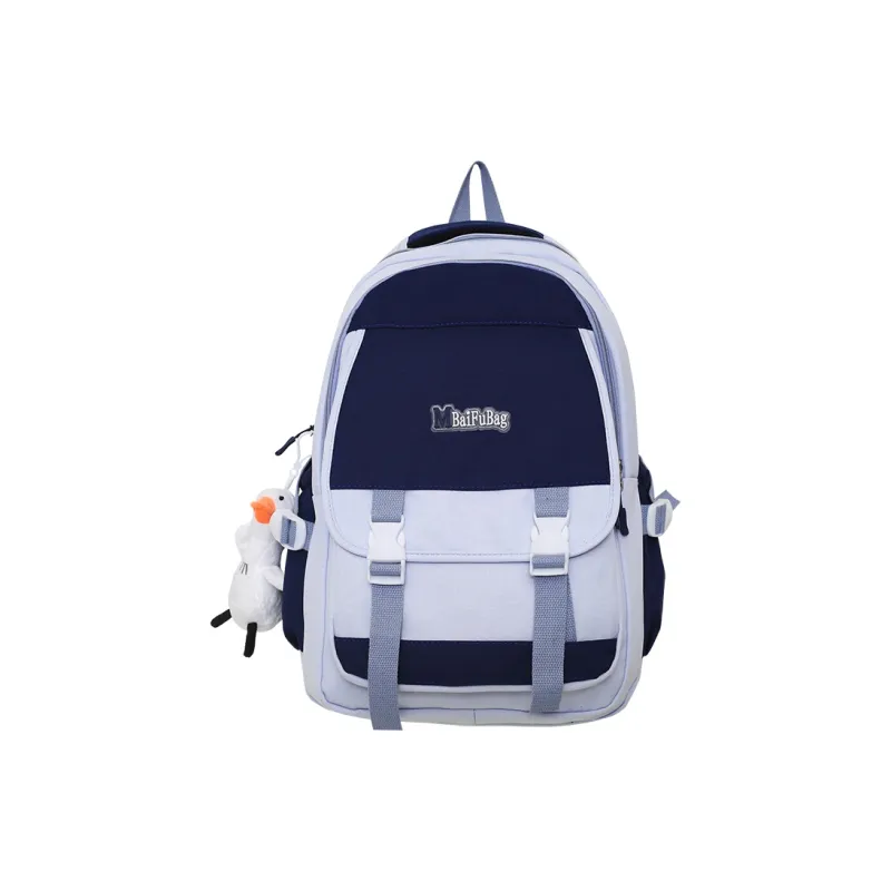 Deli Bear Nylon Backpack Regular Women's Black/Red/Khaki/Blue-12