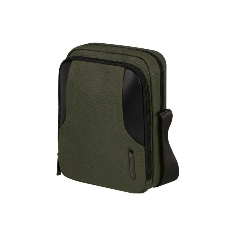 SAMSONITE Recycled Polyester Camera Bag, Shoulder Bag, Crossbody Bag Men's Green-1