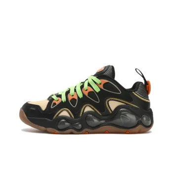 FILA VERTICAL HALLOWEEN VERTICAL HALLOWEEN Durable Breathable Low Top Vintage Basketball Shoes Women's Black Yellow