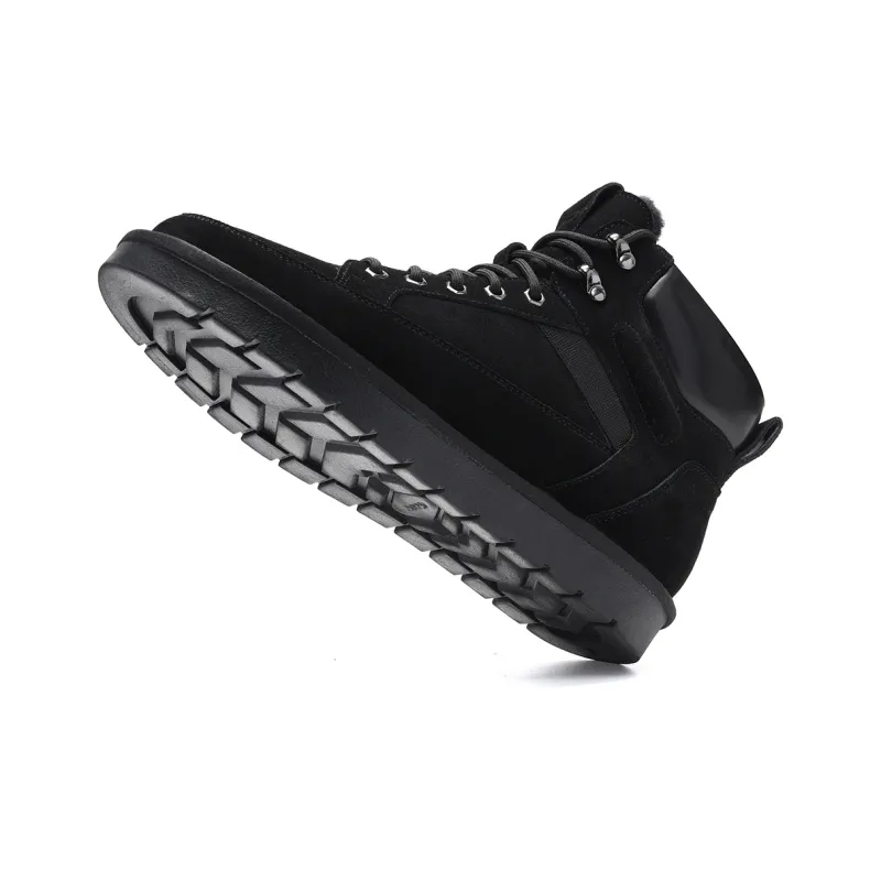 TRUMPPIPE Snow Boots Men's Black-3