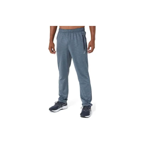 Asics FP Knitted Sweatpants Men Gray Blue