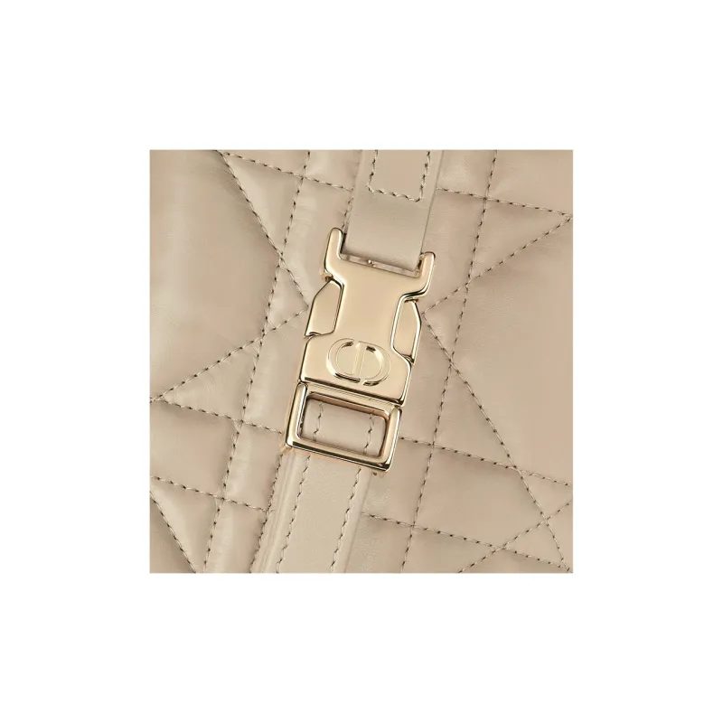 DIOR Cow Leather Clutch Medium Size Women's Natural-3