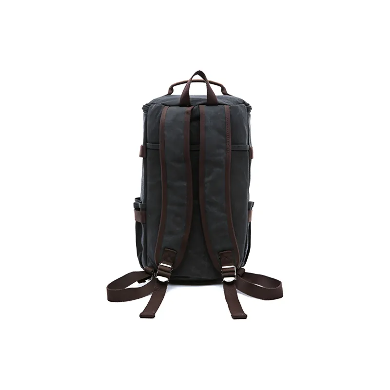 Slazenger Canvas Computer Backpack Shoulder Bag Handbag Regular Men's Black/Gray/Khaki/Army Green/Dark Blue/Coffee-2