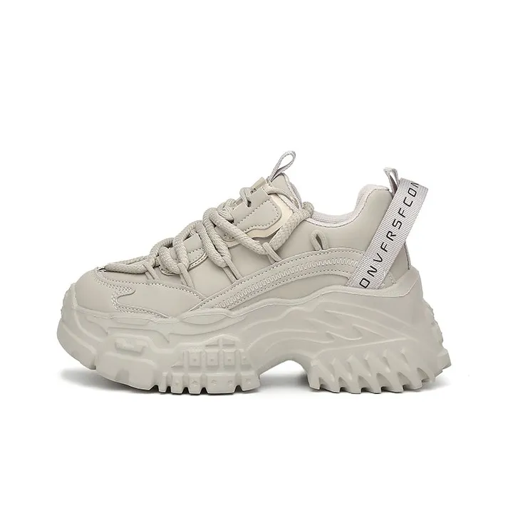 Jin Baichuan Lightweight Height Increasing Low-Top Chunky Sneakers 5cm Women's-10