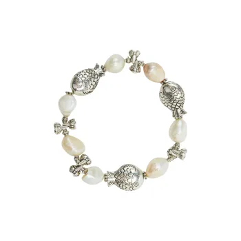 SALTY PUMPKIN Freshwater Pearl Pearl Bracelets Unisex