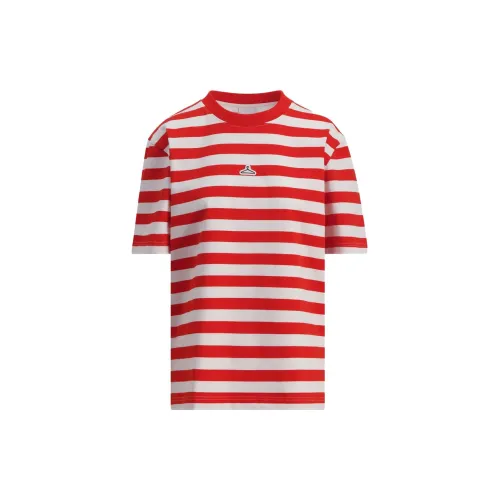 HOLZWEILER T-Shirts Women's Red/White Stripes Color