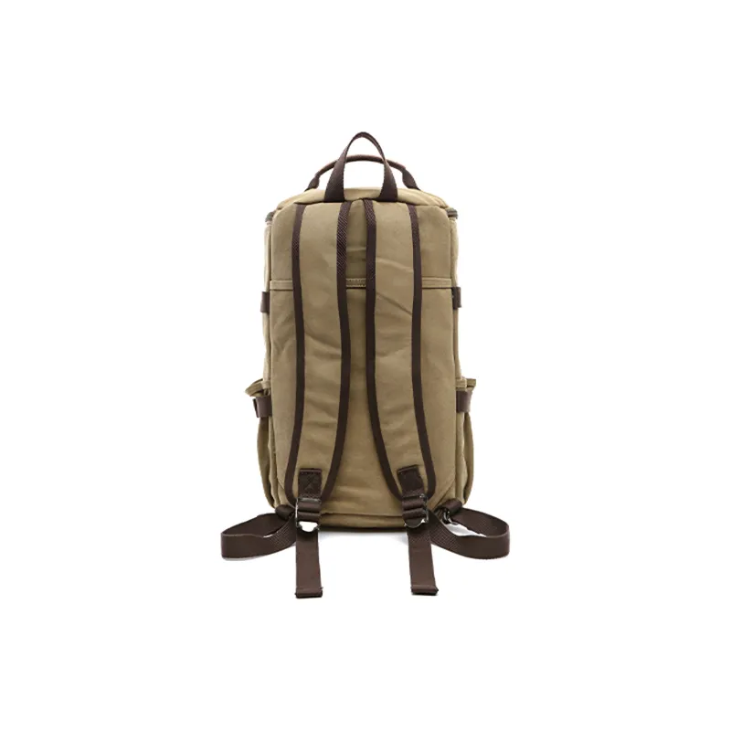 Slazenger Canvas Computer Backpack Shoulder Bag Handbag Regular Men's Black/Gray/Khaki/Army Green/Dark Blue/Coffee-10