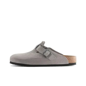 Birkenstock Boston Closed Toe Slippers Unisex Whale Gray