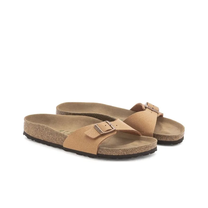 Birkenstock Slide Slippers Unisex Light Brown Narrow-2