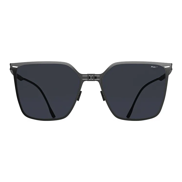 FILA Alloy Square Sunglasses Unisex Stone Gray, Coconut Brown, Starry Blue-12