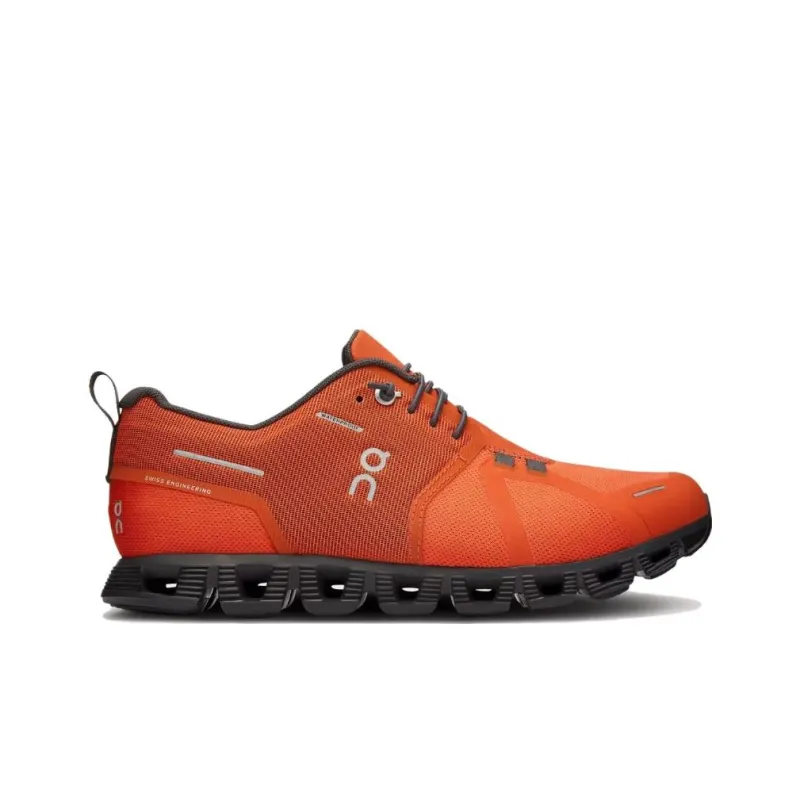 On Running Cloud 5 Waterproof Flame Eclipse Women's-1