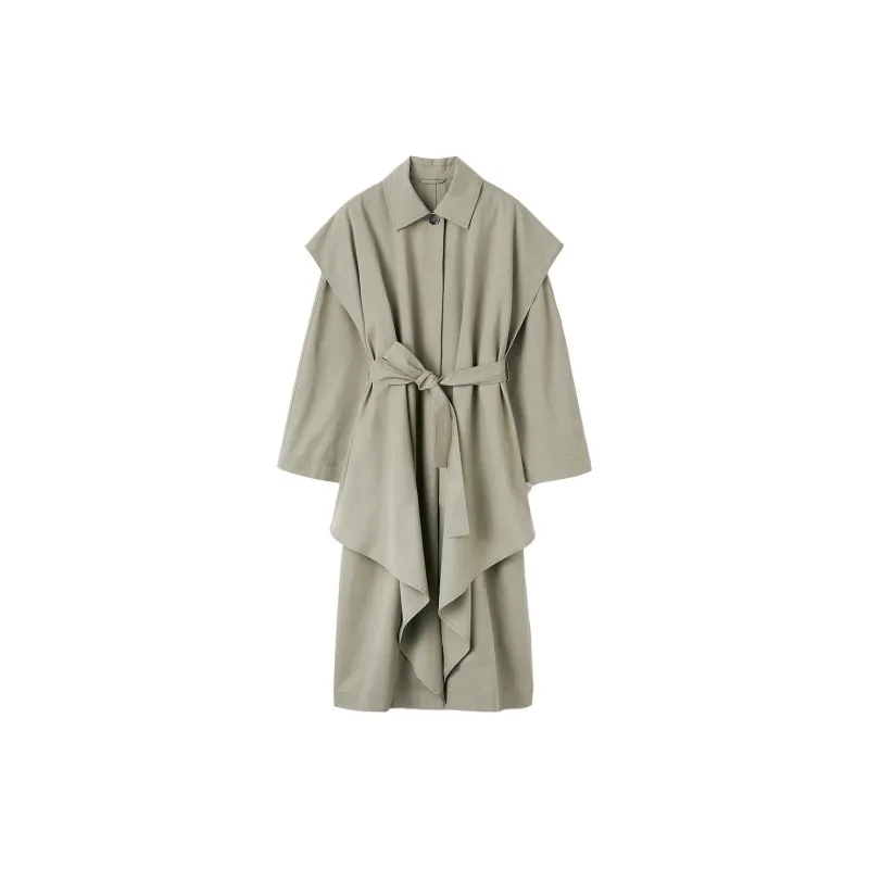 TOTEME Trench Coats Women's Wet Sand-1