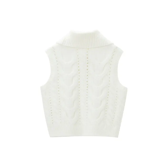 OVV Knitwear Women's Ecru Solid Color A7-1