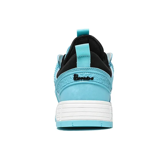 Warrior Low Top Skateboard Shoes Unisex Lake Blue-4