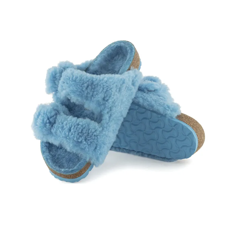 Birkenstock Arizona Big Buckle Slide Slippers Women's Blue Regular-4