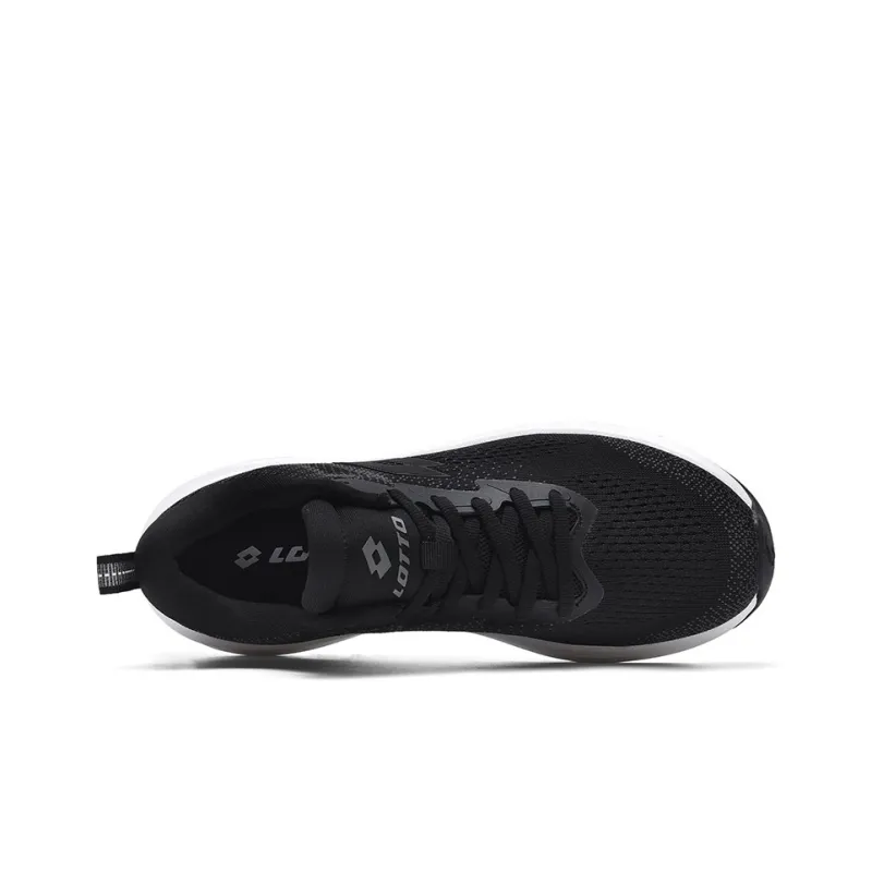 LOTTO Cushioned Slip Resistant Support Low Top Running Shoes Women's Black/White-3