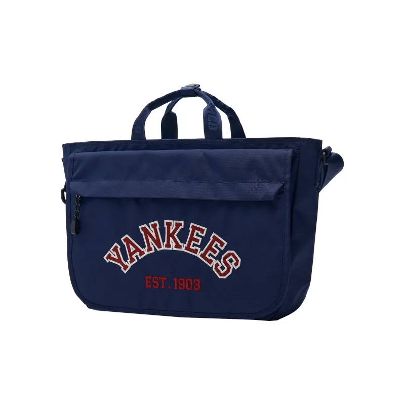MLB Polyester Tote Bag Shopping Bag Portable Crossbody Bag Shoulder Bag Regular Men's Blue-1