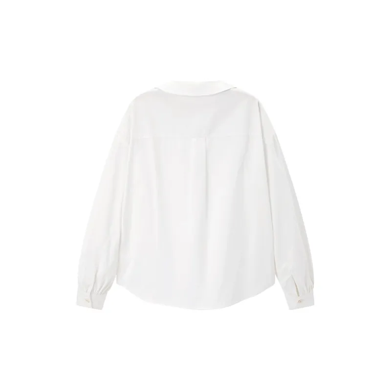 LEDIN Shirts Women's White In Stock-1