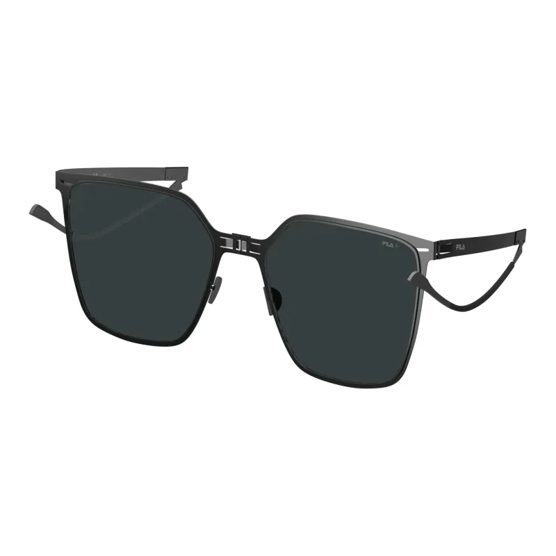 FILA Alloy Square Sunglasses Unisex Stone Gray, Coconut Brown, Starry Blue-6