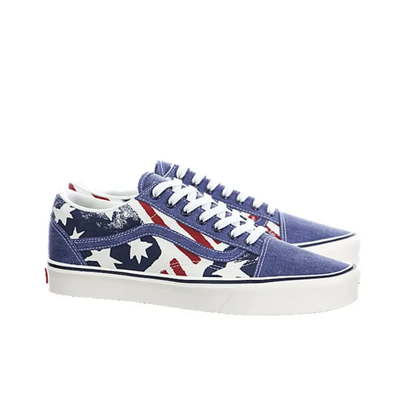 Vans Old Skool Lite Training Shoes 'Blue Red'-2