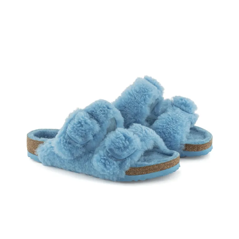 Birkenstock Arizona Big Buckle Slide Slippers Women's Blue Regular-3