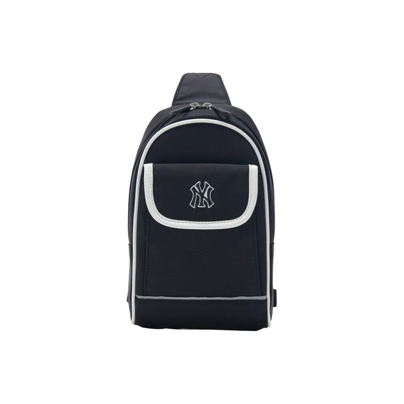 MLB Nylon One Shoulder Crossbody Bag, Sling Bag Regular Men's Black-0