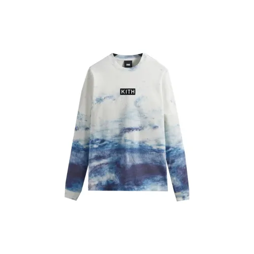 KITH T-Shirts Men Blue Sun-Faded