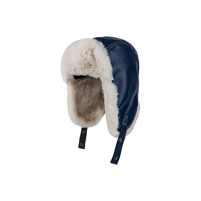 FREE RABBITⅡ Leather Trapper Hats Unisex-6